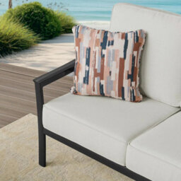 Xample Agio Stinsley 4-Piece Outdoor Deep Seating Set Aluminium Frames, Sintered Stone Coffee Table, Sunbrella Cushions + Cover - thumbnail 5