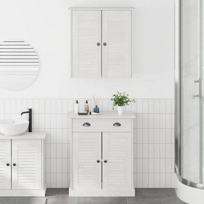 Walplus Bathroom Furniture Set Vigo 2 Pcs Brown 67.5 X 34 X 80 Cm - image 1