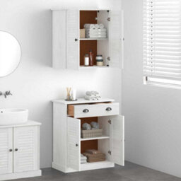 Walplus Bathroom Furniture Set Vigo 2 Pcs Brown 67.5 X 34 X 80 Cm - thumbnail 4