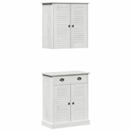 Walplus Bathroom Furniture Set Vigo 2 Pcs Brown 67.5 X 34 X 80 Cm - thumbnail 2