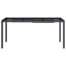Berkfield Garden Table Anthracite 165X80X72 Cm Steel - thumbnail 3