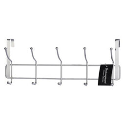 Buckingham Wall-Mounted Coat Hook 10 Hook Coat Hanger Chrome Premium Quality - thumbnail 1