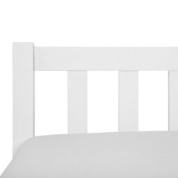 Beliani Bed Pine Wood Florac 160 X 200 Cm (Eu King Size) White - thumbnail 9