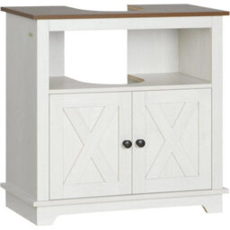 Bathroom Vanity Unit Under Sink Cabinet Pedestal Basin Storage Cupboard - thumbnail 1