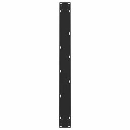 Berkfield Dining Table Legs Black 2 Pcs 100X(72-73) Cm Steel - thumbnail 7