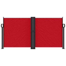 Berkfield Retractable Side Awning Red 120X1000 Cm - thumbnail 3