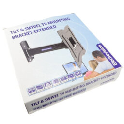 Kenable Single Arm Tilt & Swivel Tv Mounting Bracket 14 To 40 Inch Vesa 200 - thumbnail 3