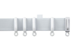 Curtains at Home White Pvc Curtain Track Bendable Flexi Track - Straight Track - 390Cm - thumbnail 2