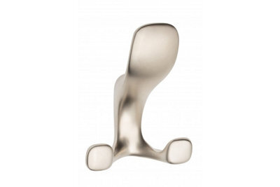 B2C Coat Hat Hooks Twin Robe Door Dress Bathroom Towel Bag Wall Hanger Satin Toledo A - image 1
