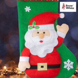 Long Leg Santa Design Christmas Stockings 54Cm - thumbnail 4