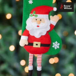 Long Leg Santa Design Christmas Stockings 54Cm - thumbnail 2
