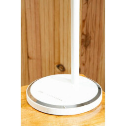 Orsina Contemporary White Touch Lamp, Sleek Aluminium Touch-Control Table Lamp, Rotatable Stem Modern Lamp - thumbnail 4