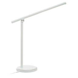Orsina Contemporary White Touch Lamp, Sleek Aluminium Touch-Control Table Lamp, Rotatable Stem Modern Lamp - thumbnail 1