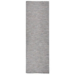 Berkfield Durable Outdoor Flatweave Rug 80X250 Cm Brown And Black - thumbnail 2