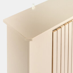 Ohs Ribbed Large Radiator Cover Slatted Engineered Wood - Natural - thumbnail 5