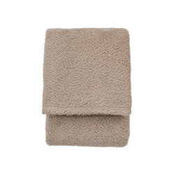 Gallery™ Taupe Teddy Fleece Plain Throw (L) 180Cm X (W) 130Cm