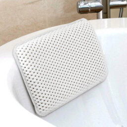 Luxury Bath Pillow With Suction Cups - Soft Neoprene Foam Head & Neck Support For Ultimate Bathing Comfort