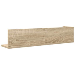 Berkfield Wall Shelves 2 Pcs Sonoma Oak 75X16.5X16.5 Cm Engineered Wood - thumbnail 7