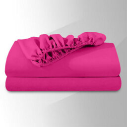 Bedlooms Single Fitted Sheet 25Cm Extra Deep - Soft Microfiber Deep Pocket Elasticated Bed Fitted Sheets Pink, 91X190 Cm - thumbnail 6