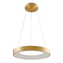 Luminosa Lighting Luminosa Modern Led Hanging Pendant Brushed Gold, Warm White 3000K 2200Lm - thumbnail 1