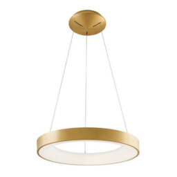 Luminosa Lighting Luminosa Modern Led Hanging Pendant Brushed Gold, Warm White 3000K 2200Lm - thumbnail 3