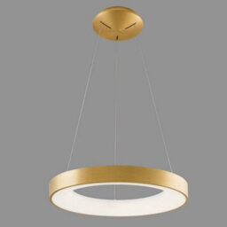 Luminosa Lighting Luminosa Modern Led Hanging Pendant Brushed Gold, Warm White 3000K 2200Lm - thumbnail 2