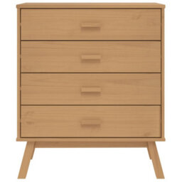 Walplus Drawer Cabinet Olden Brown Solid Wood Pine - thumbnail 7