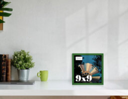 9X9 Green Picture Frame (22.9 X 22.9Cm) Poster, Photo, Artwork, Gallery Wall Or Print - thumbnail 2