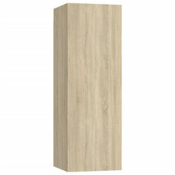 Berkfield 4 Piece Tv Cabinet Set Sonoma Oak Engineered Wood - thumbnail 6