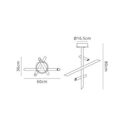 Luminosa Lighting Luminosa Take Blanco Ceiling 30W Led 3000K, 2700Lm, Dimmable, White, 3Yrs Warranty - thumbnail 3