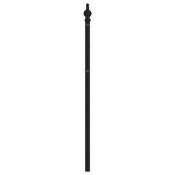 Berkfield Metal Headboard Black 100 Cm - thumbnail 4