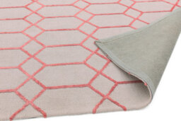 Koko Coral Geometric Modern Rug By Asiatic-160Cm X 230Cm - thumbnail 4