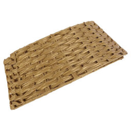 Urbn-Living Urbnliving Decorative Christmas Tree Skirt Cover 4 Pcs - Gold  76Cm - thumbnail 8
