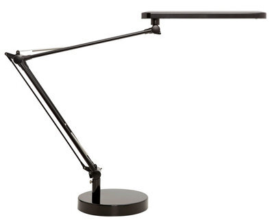 Unilite Unilux Mamboled Led Home Office Desk Lamp, Base + Clamp, Acrylonitrile Butadiene Styrene, 5.6 W, Black - image 1