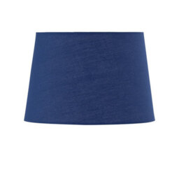 First Choice Lighting Tripod Table Lamp With Navy Cotton Fabric Shade - thumbnail 2