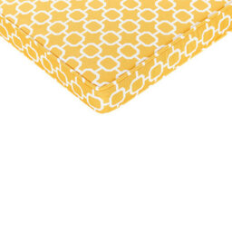 Beliani Set Of 6 Garden Chair Cushions Tolve 39 X 31 Cm Yellow - thumbnail 7
