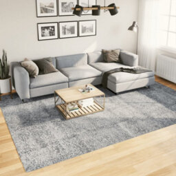 Berkfield Shaggy Rug Pamplona High Pile Modern Blue 240X340 Cm - thumbnail 1