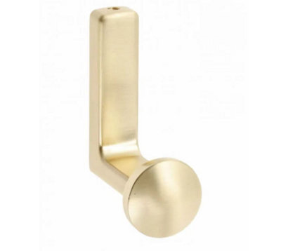 B2C Coat Hat Hooks Twin Robe Door Dress Bathroom Towel Bag Wall Hanger Brushed Gold Arco - image 1