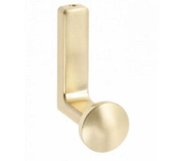 B2C Coat Hat Hooks Twin Robe Door Dress Bathroom Towel Bag Wall Hanger Brushed Gold Arco - thumbnail 1