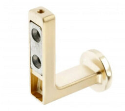 B2C Coat Hat Hooks Twin Robe Door Dress Bathroom Towel Bag Wall Hanger Brushed Gold Arco - thumbnail 2