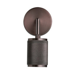 Industville Knurled Edison Wall Light, Bronze - thumbnail 4