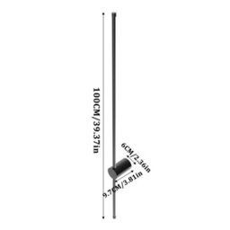 Thehotsale Black 360 Degree Rotatable Led Straight Wall Light,l 100Cm,white Light - thumbnail 6