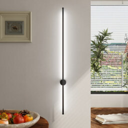 Thehotsale Black 360 Degree Rotatable Led Straight Wall Light,l 100Cm,white Light - thumbnail 2