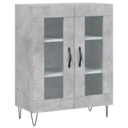 Berkfield Highboard Concrete Grey 69.5X34X180 Cm Engineered Wood - thumbnail 7