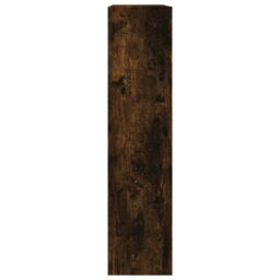 Berkfield Shoe Cabinet Smoked Oak 80X21X87.5 Cm Engineered Wood - thumbnail 6