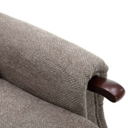 More4Homes Rise Recliner Chair With Dual Motor, Remote Control, Multi-Recline Positions And Pocket Storage In Brown Fabric - thumbnail 5