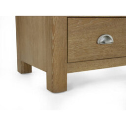 Oakham Premium Hudson Limed Oak 3 Drawer Chest - Limed Oak - thumbnail 9