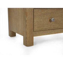 Oakham Premium Hudson Limed Oak 3 Drawer Chest - Limed Oak - thumbnail 7