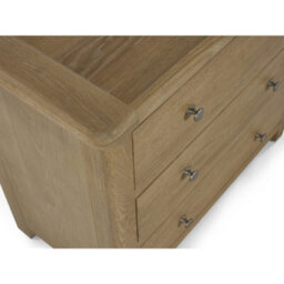 Oakham Premium Hudson Limed Oak 3 Drawer Chest - Limed Oak - thumbnail 6
