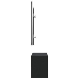 Walplus Hallway Furniture Set Black Engineered Wood - thumbnail 5